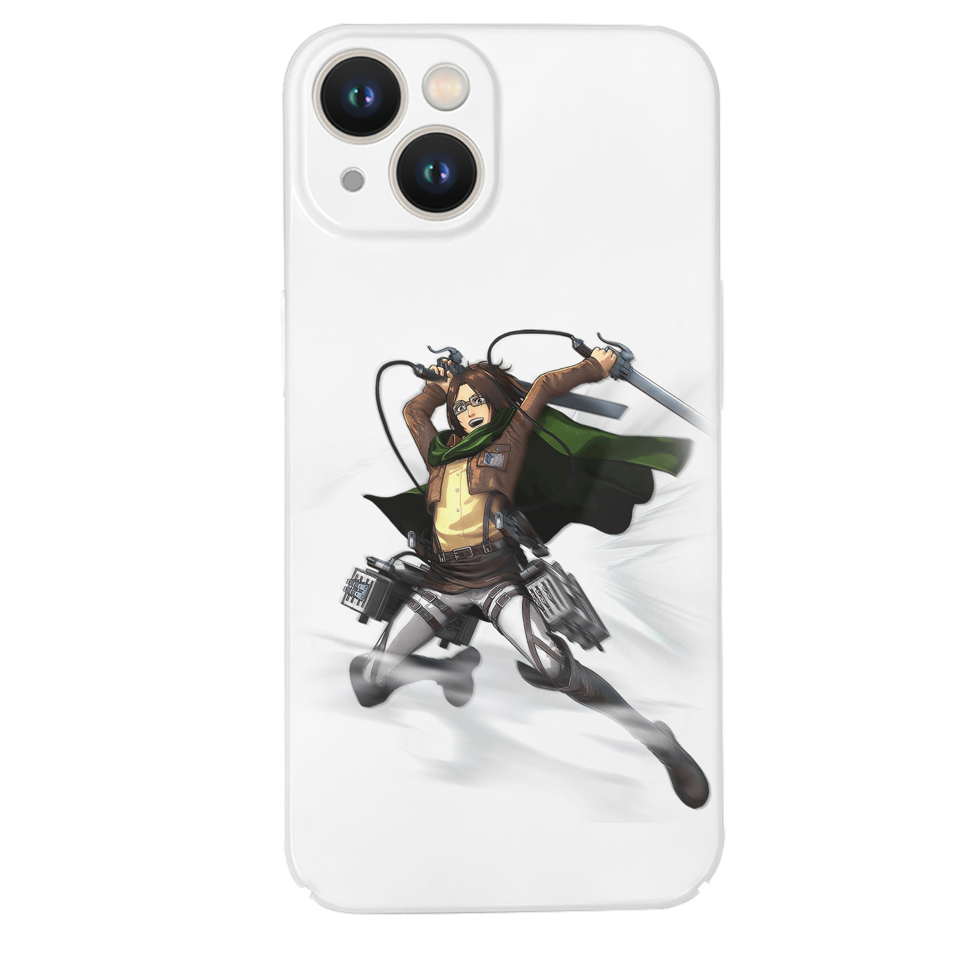 （画像用） 進撃の巨人 ハンジ·ゾエ Attack on Titan Hanji Zoe 【iPhone 14シリーズ対応】ハードケース
